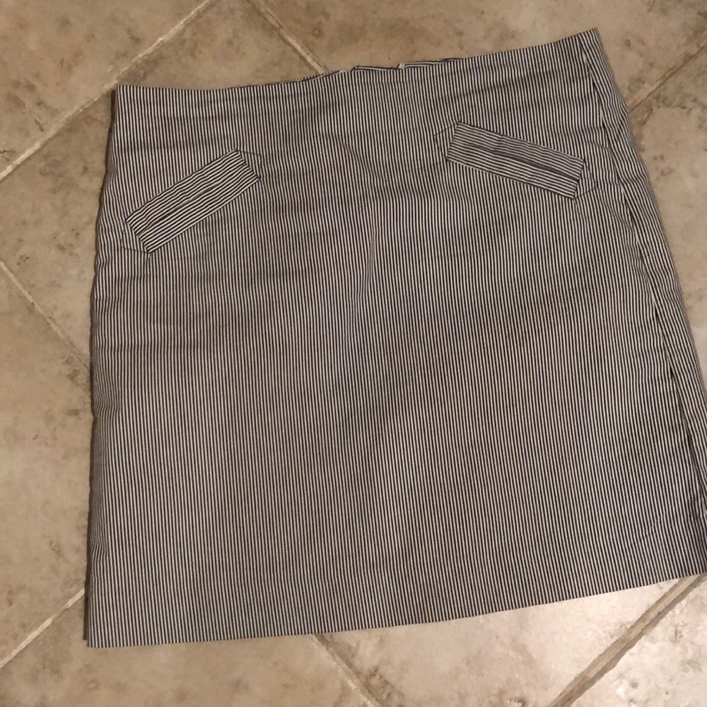 Grace seersucker skirt